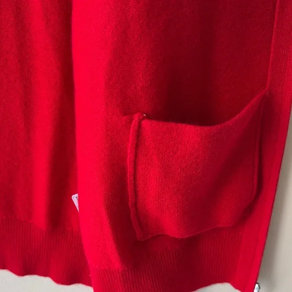 Charter Club Luxury Red Cashmere Sweater - Picture 7 of 11